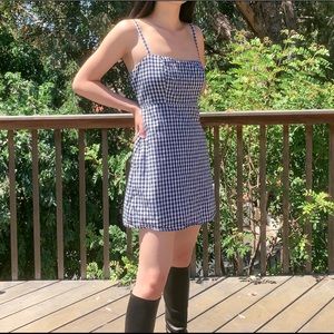 SOLD brandy melville plaid dress
